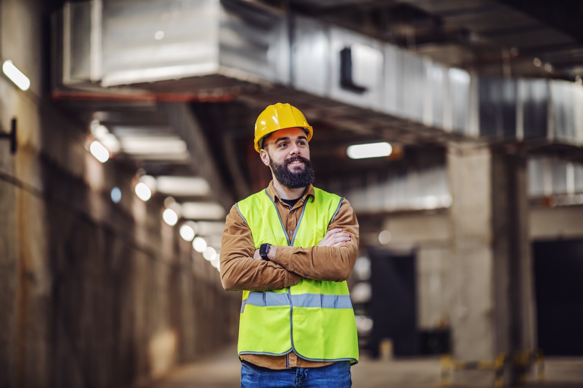 Local trades business owner on the job