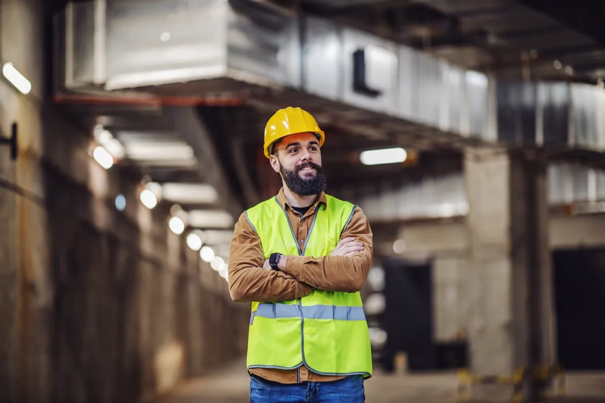 Local trades business owner on the job